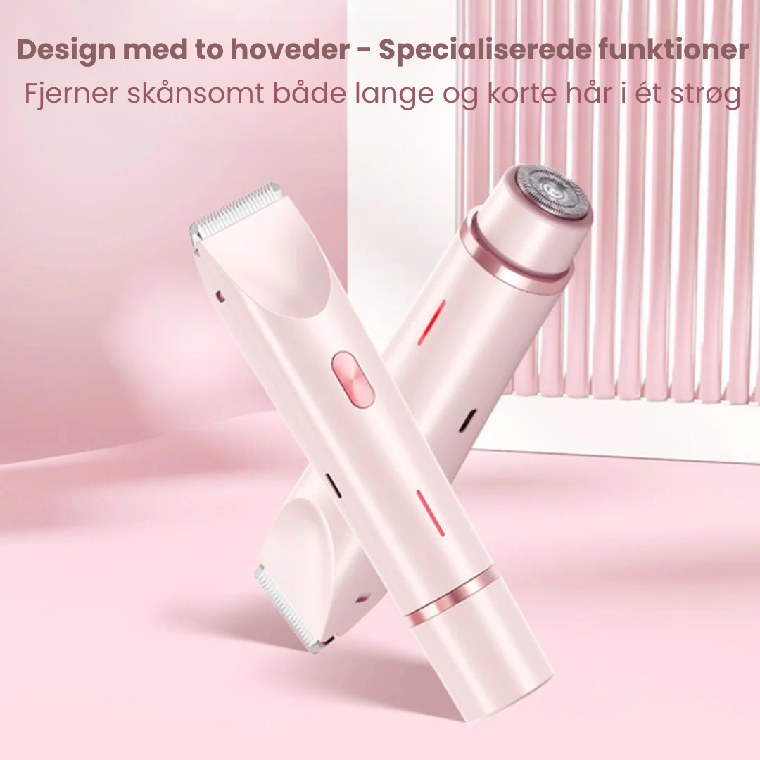 TrimVel™ | 2 i 1 smertefri bikini- og ansigtshårtrimmer