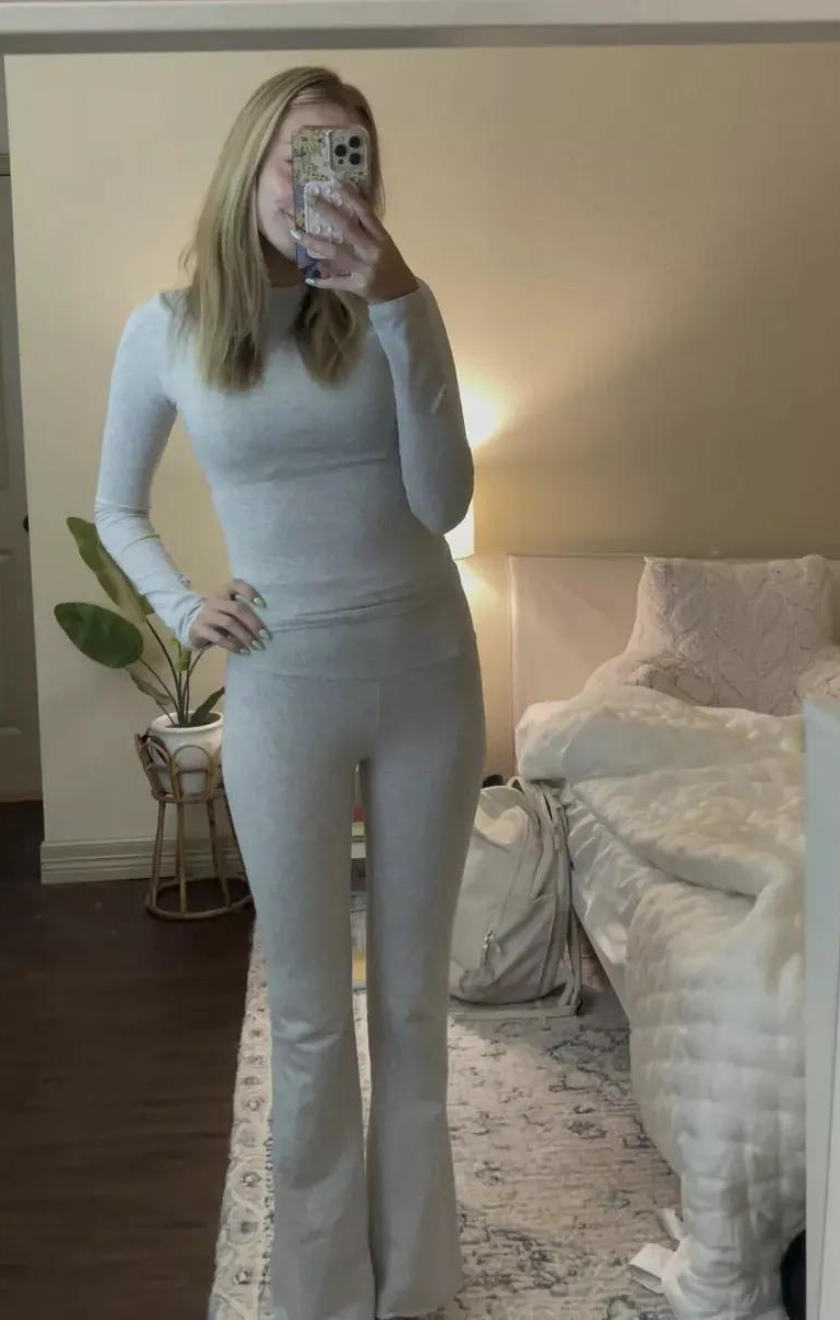 Lounge Set Mia™ | 2-delt hjemmedragt til kvinder