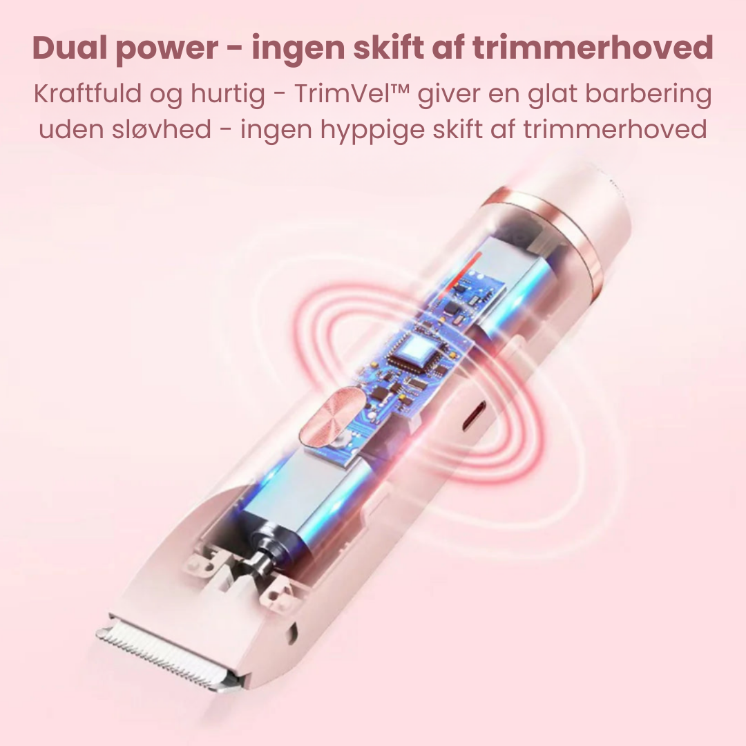 TrimVel™ | 2 i 1 smertefri bikini- og ansigtshårtrimmer