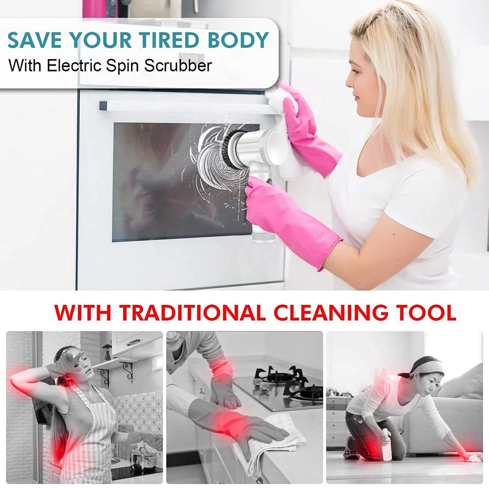 CleanScrub Pro™ | Elektrisk roterende rengøringsbørste