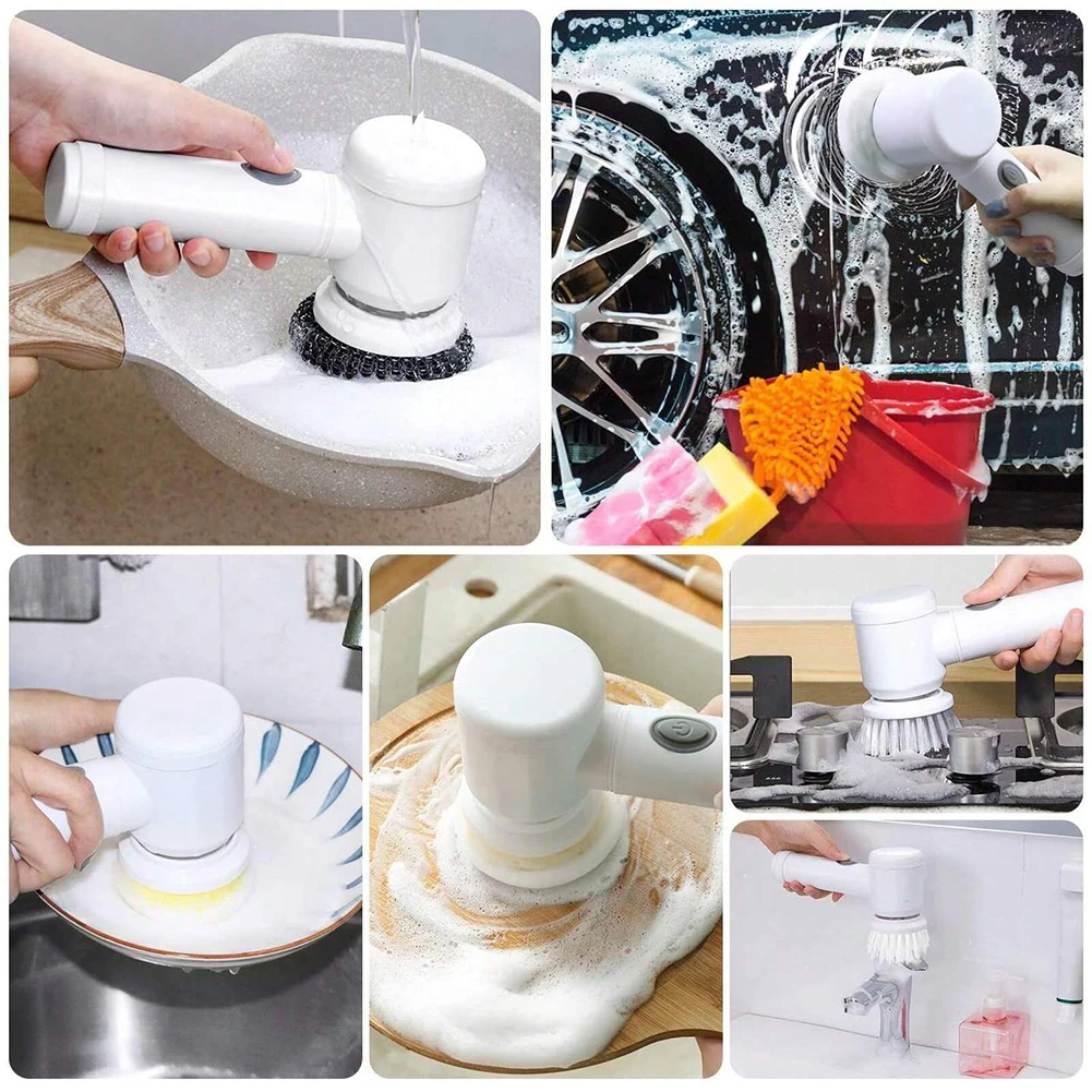 CleanScrub Pro™ | Elektrisk roterende rengøringsbørste