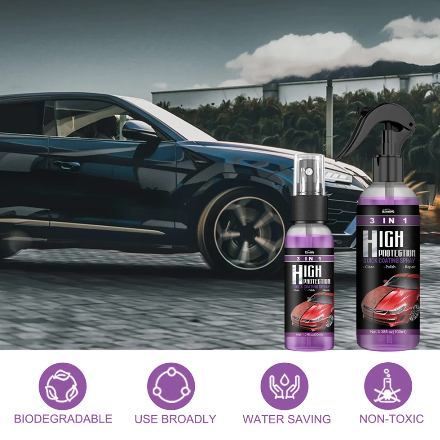 ProCoat - De 3-i-1 spray til overfladebehandling af biler