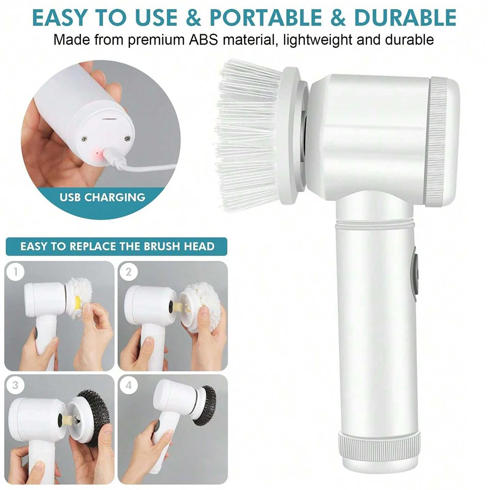 CleanScrub Pro™ | Elektrisk roterende rengøringsbørste