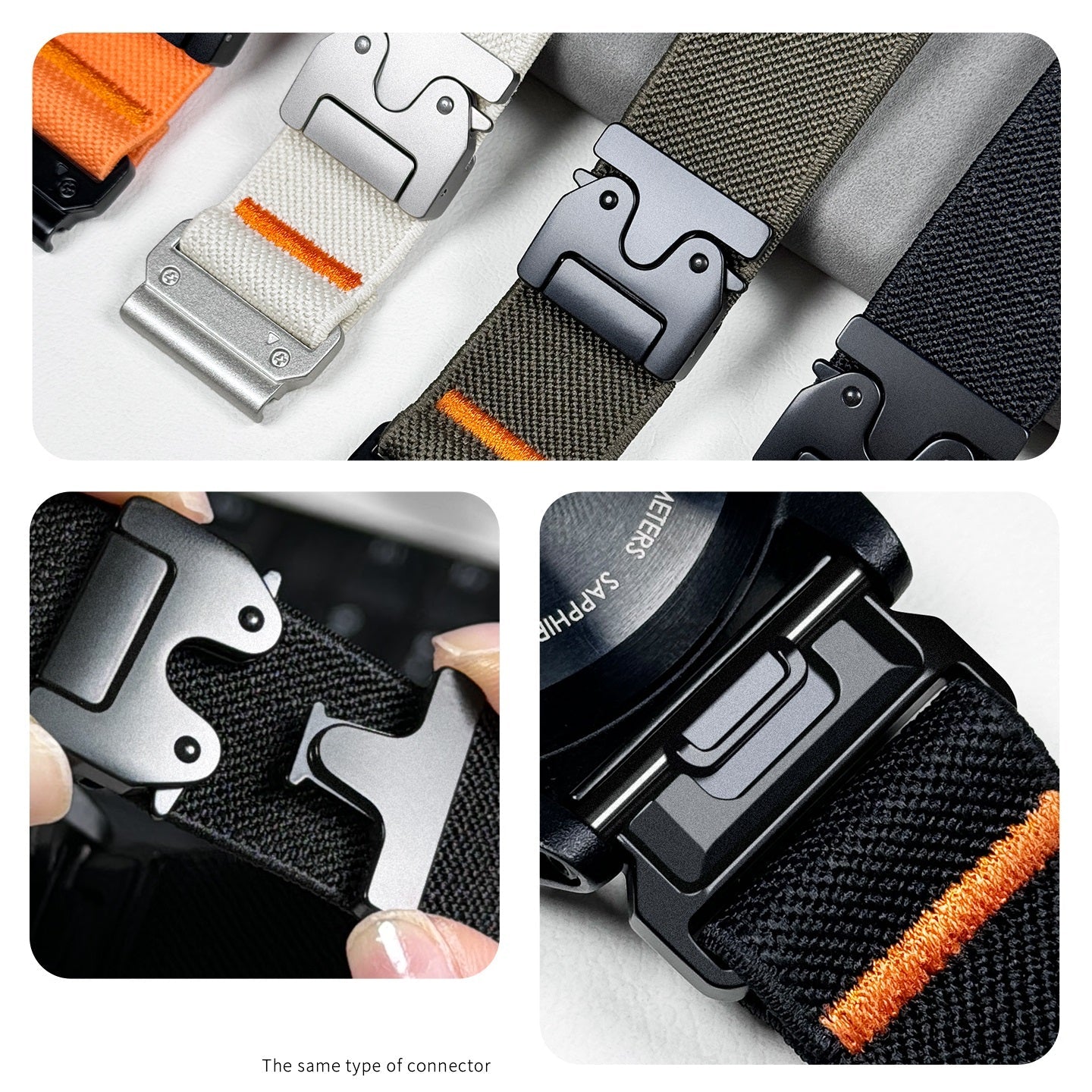 StrapX | Stretch Sport Nylonrem til Fenix Garmin-ur