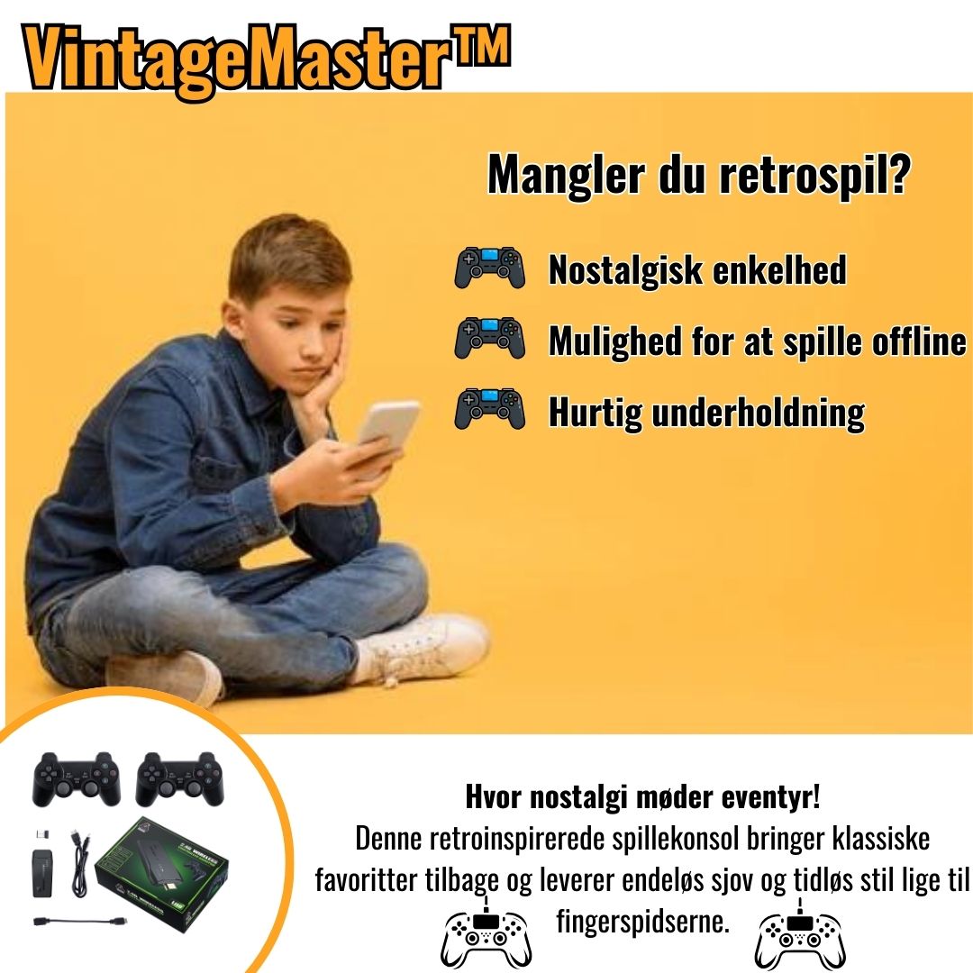 VintageMaster™ | USB-stik med mere end 20.000 retrospil