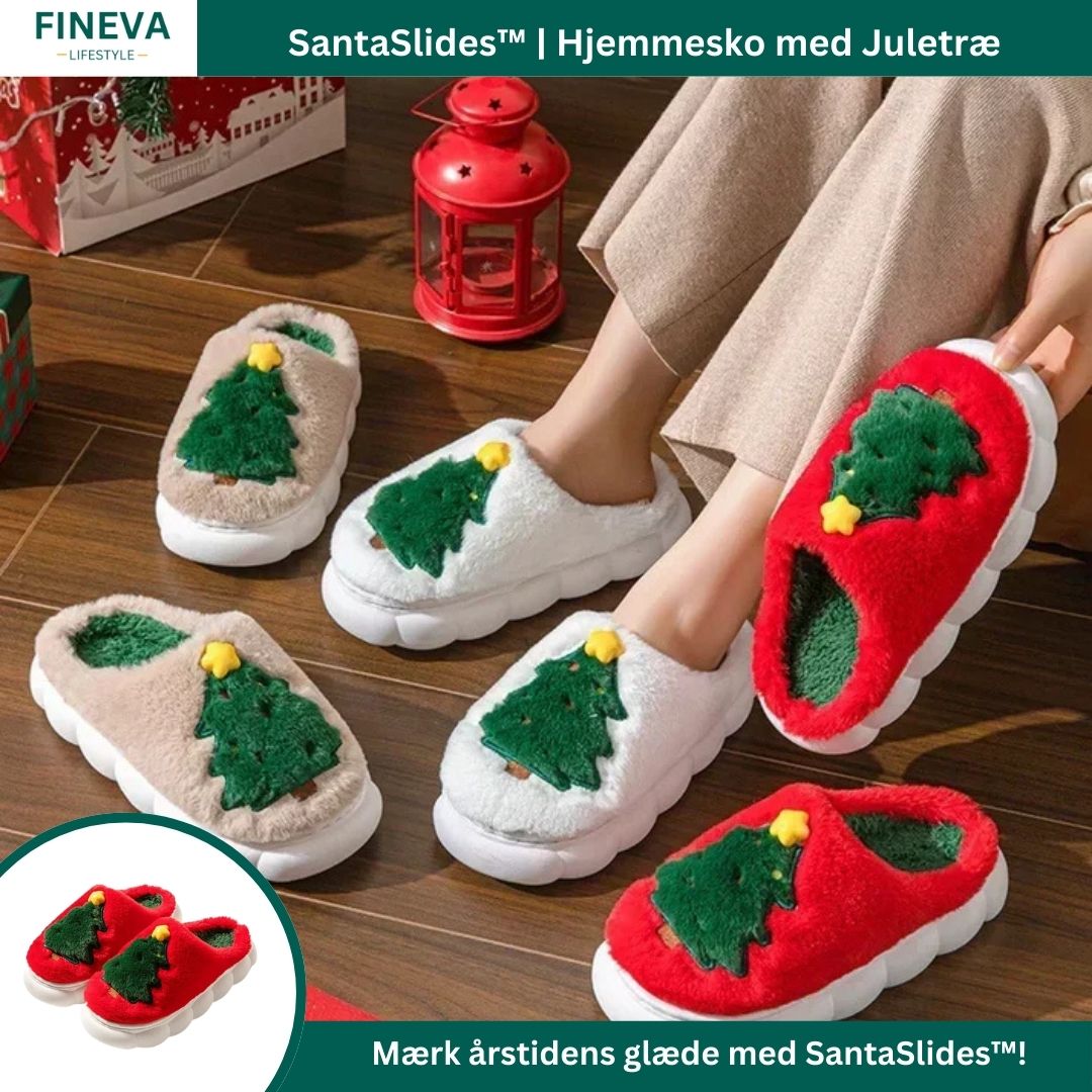 SantaSlides™ | Hjemmesko med Juletræ