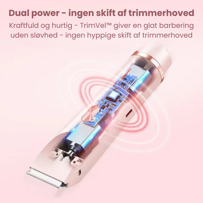 TrimVel™ | 2 i 1 smertefri bikini- og ansigtshårtrimmer