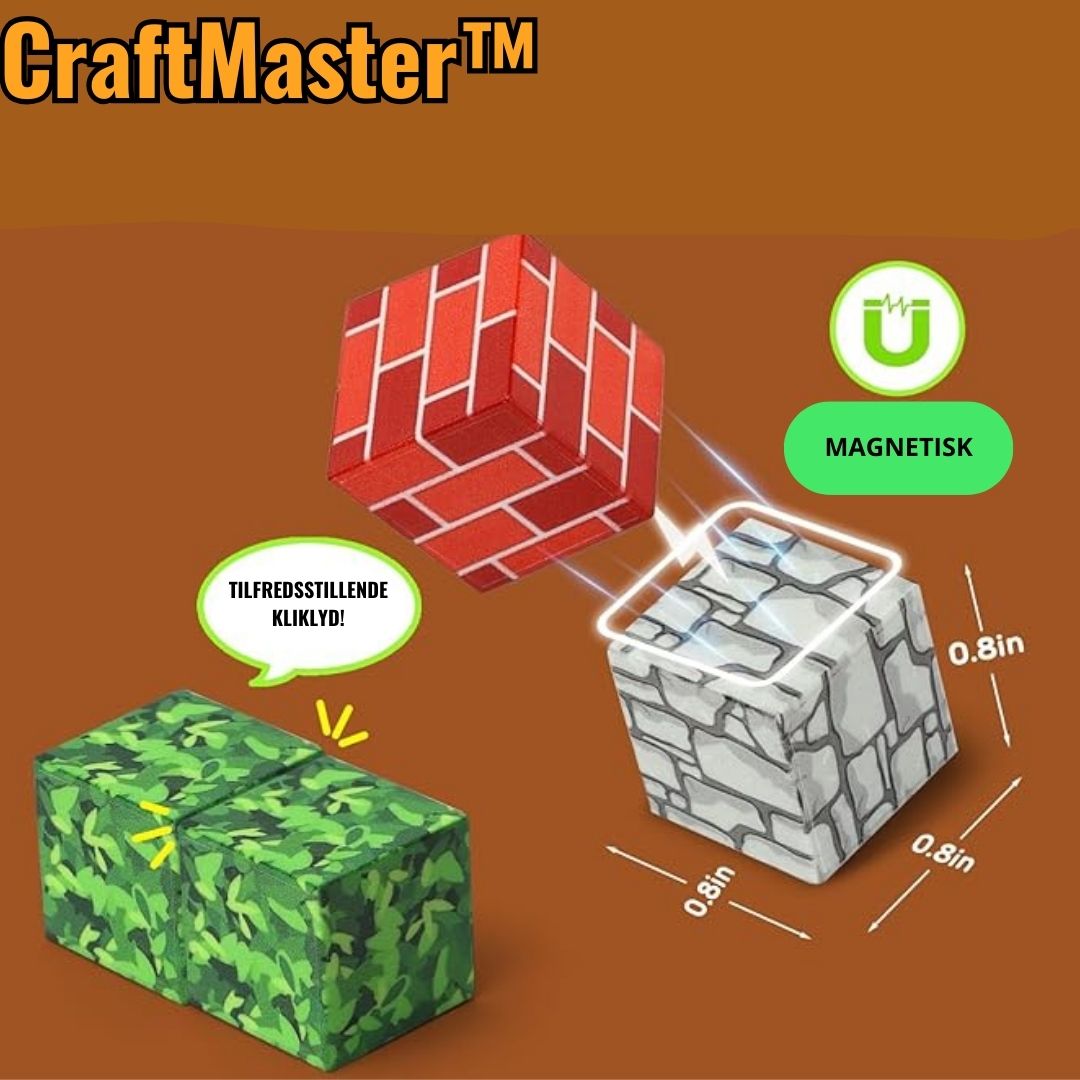 CraftMaster™ | Magnetiske byggeklodser 100 stk.