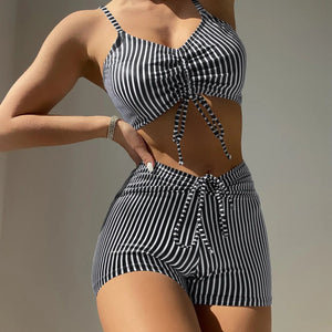 Liv | Snatched & Striped Swim Co-ord