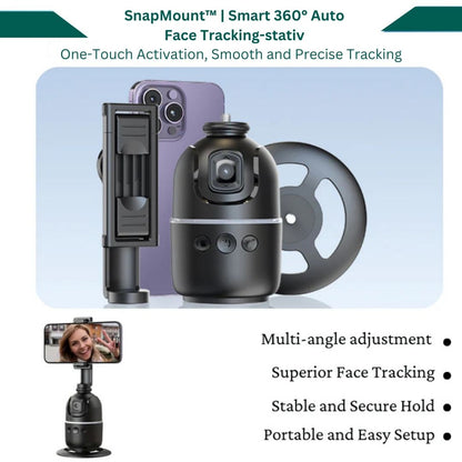 SnapMount™ | Smart 360° Auto Face Tracking-stativ