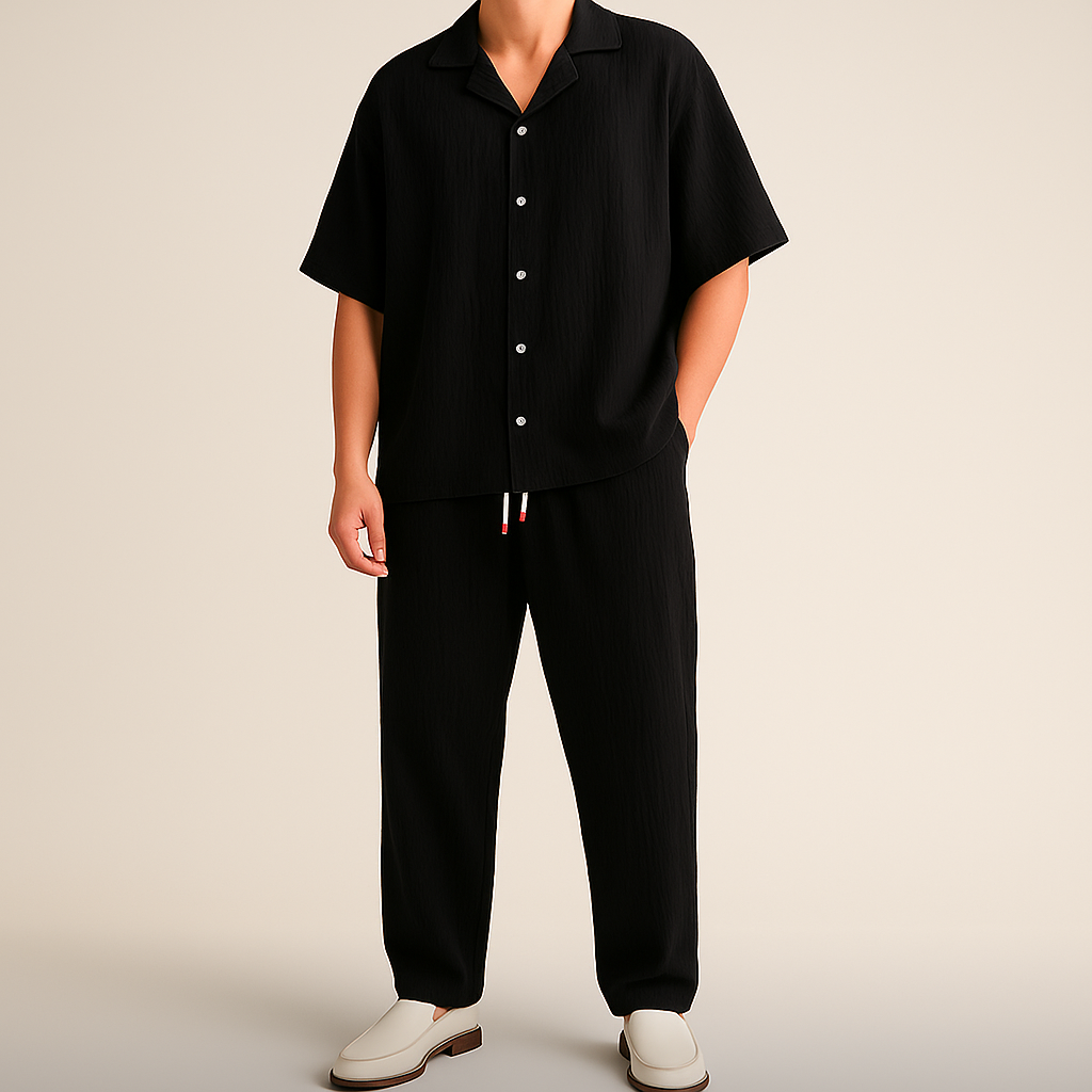 Hansen - Oversized sæt i linned