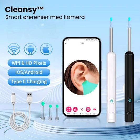 Cleansy™ | Smart ørerenser med kamera