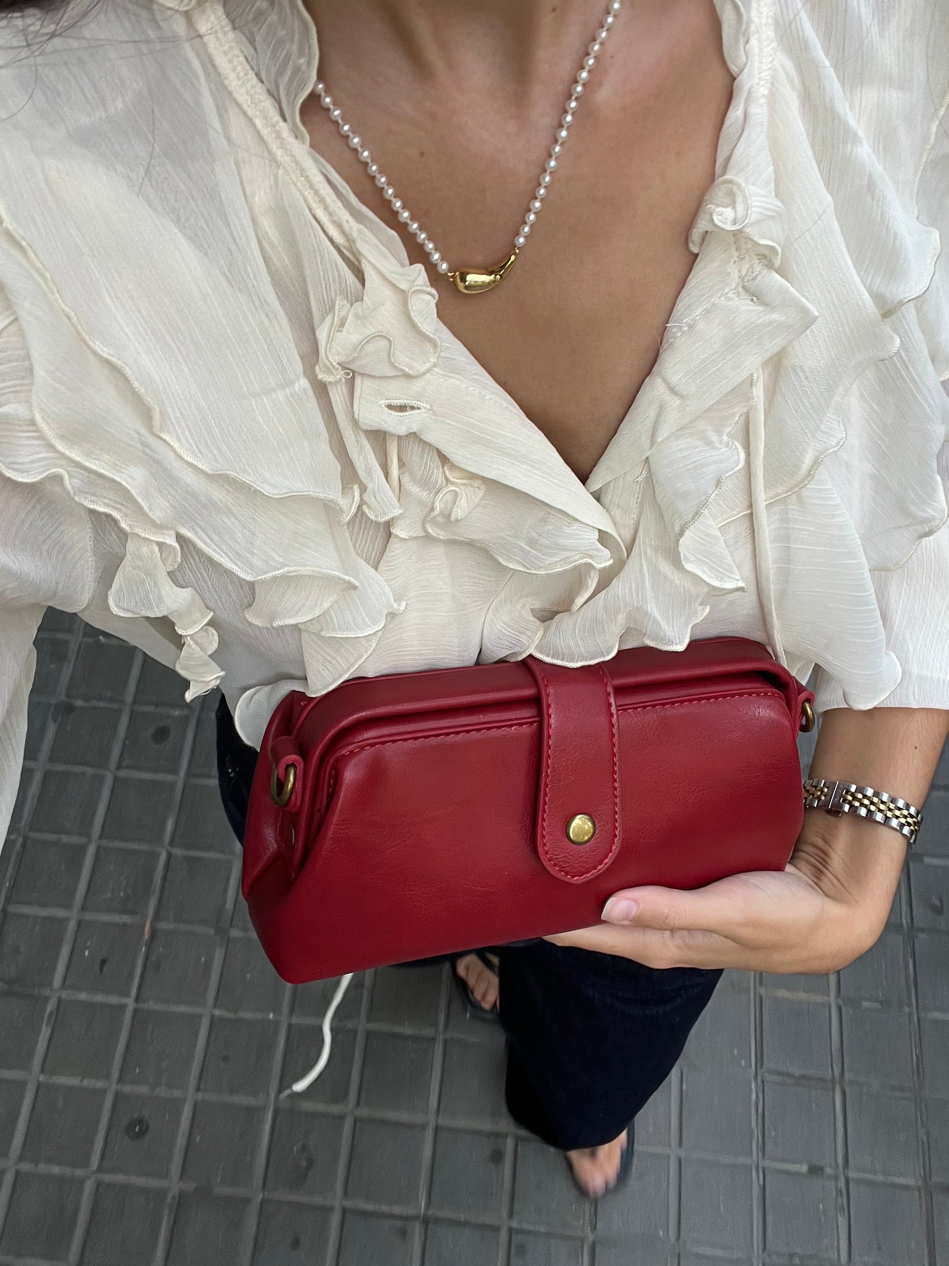 Ella - Crossbody-taske til kvinder i vintagestil