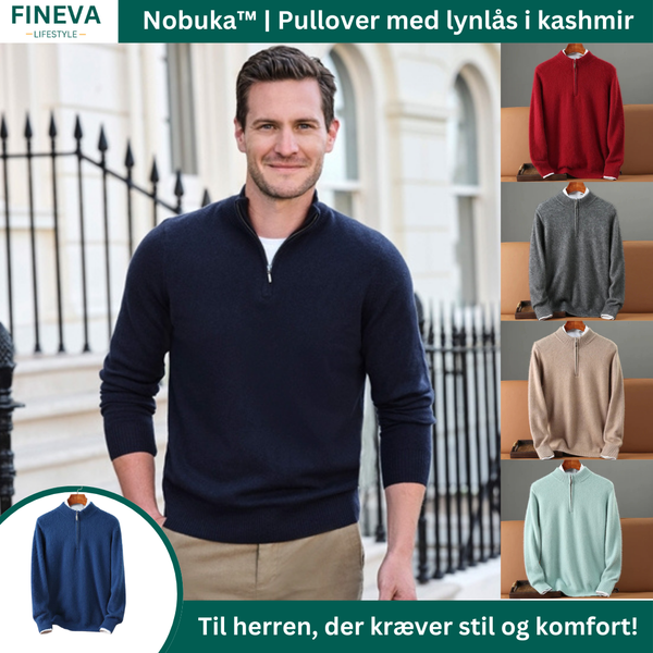 Nobuka | Pullover med lynlås i kashmir