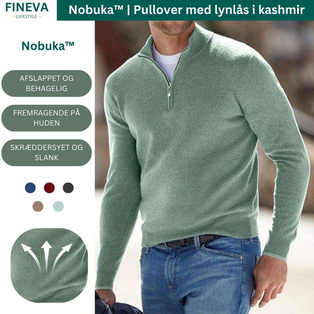 Nobuka | Pullover med lynlås i kashmir