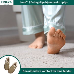 Luna | Behagelige hjemmesko i plys