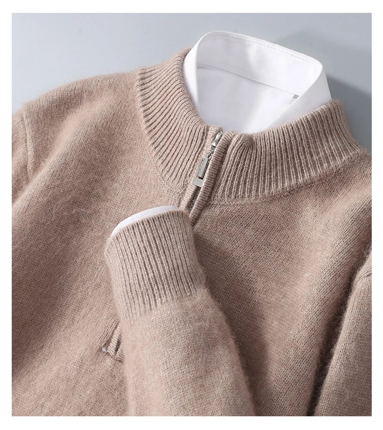 Nobuka | Pullover med lynlås i kashmir