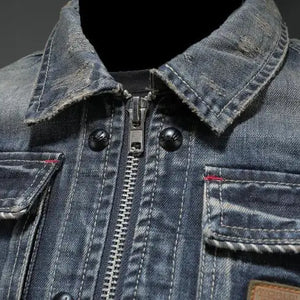 Casper | Afslappet denimjakke med lange ærmer