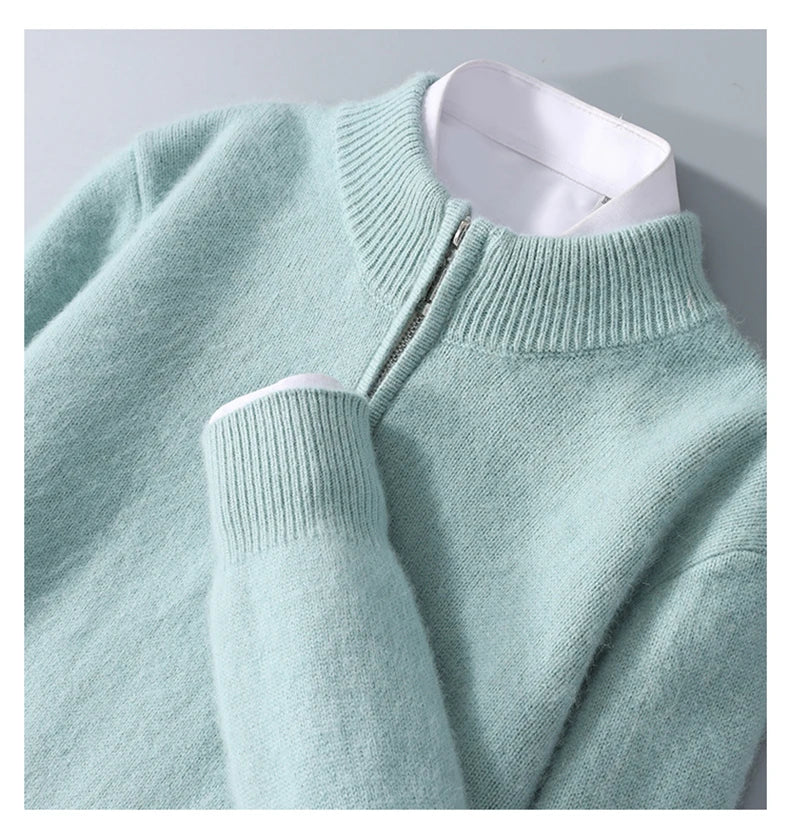 Nobuka | Pullover med lynlås i kashmir