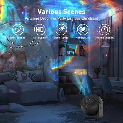 SkyLight™ Projector | 360 graders rumprojektor med 12 forskellige projektioner