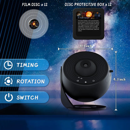 SkyLight™ Projector | 360 graders rumprojektor med 12 forskellige projektioner