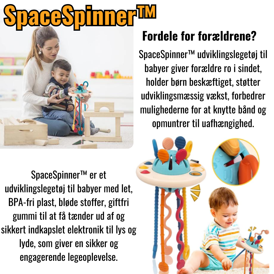 SpaceSpinner™ | Sjovt og lærerigt legetøj til voksende hjerner