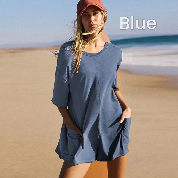 SunBliss™ - Romper med overdimensioneret T-shirt